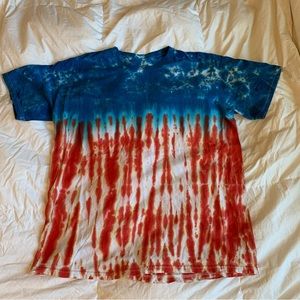 fourth of july tie dyed t-shirt